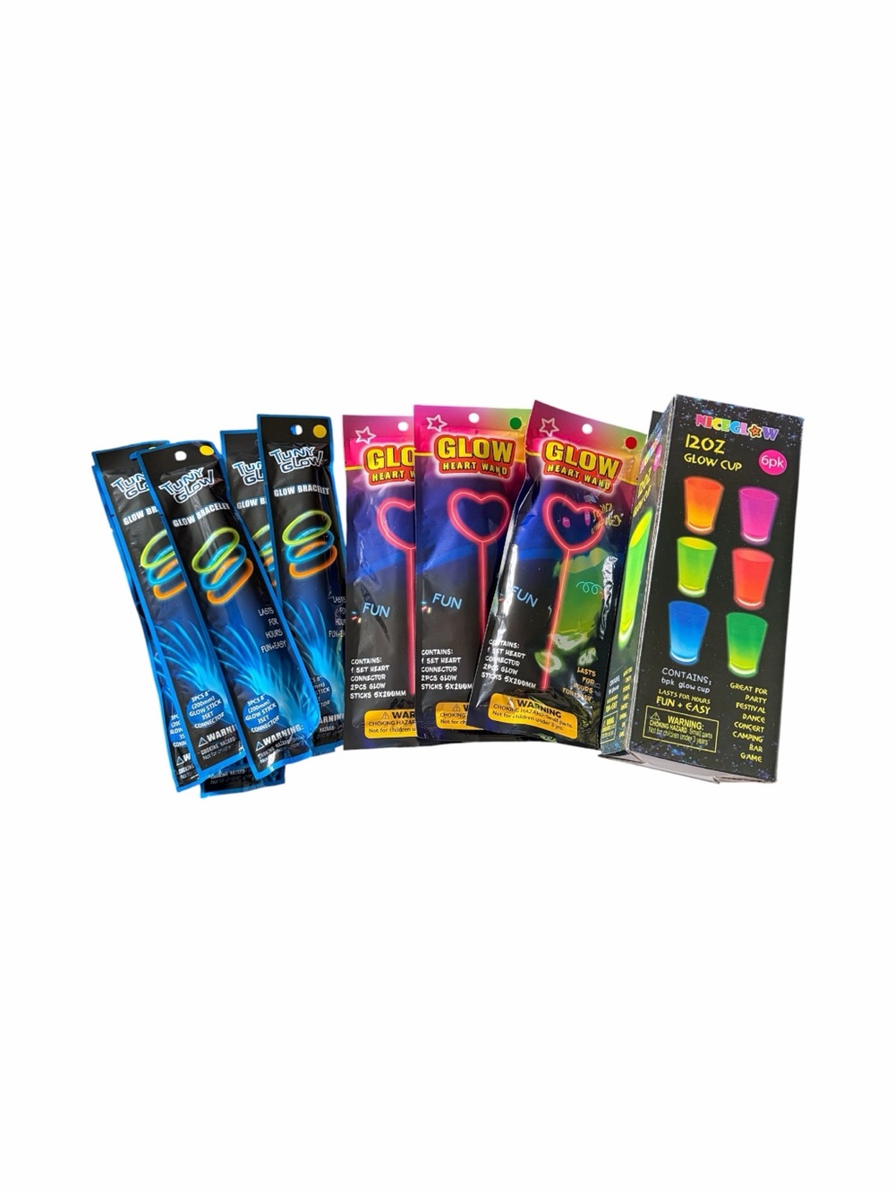 NWT-Glow Party Set - Assorted Neon Colors